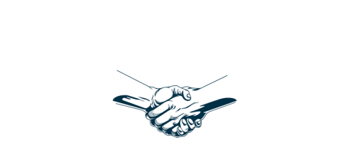 drawing of handshake
